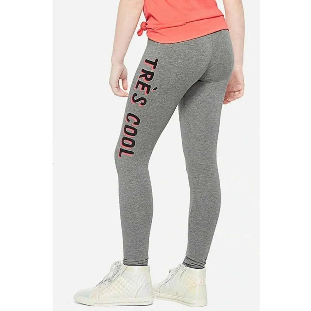 Justice Graphic Full Length Leggings Sz 10